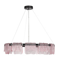 SL6021.403.66 Светильник подвесной ST-Luce черный/розовый LED 1*66W 3000K ВУАЛЬ 500_191_2949482